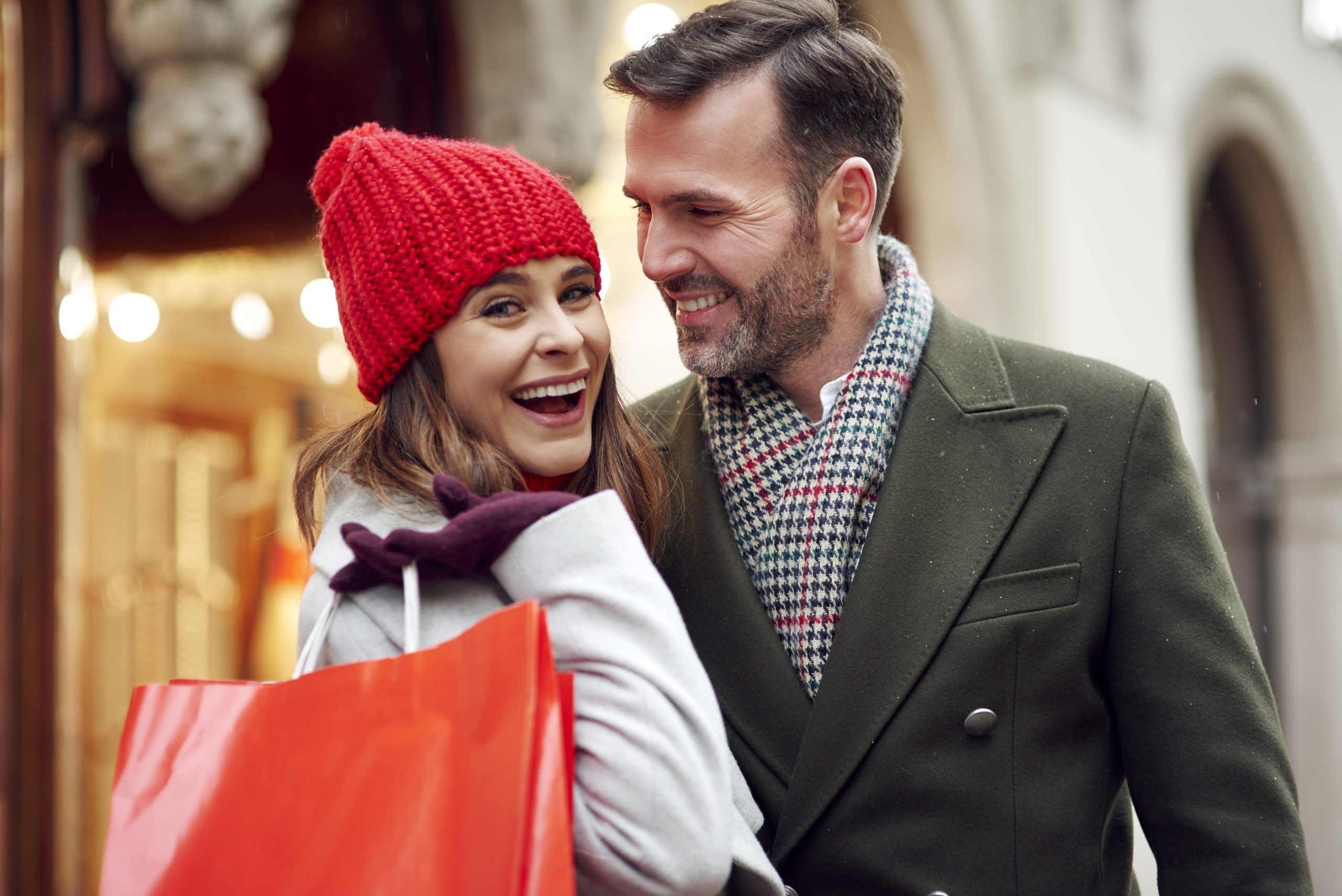 Couple shopping